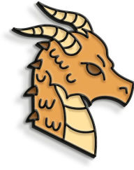 Title: Fourth Wing: Andarna Enamel Pin