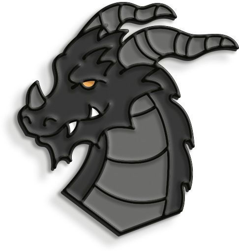 Fourth Wing: Tairn Enamel Pin