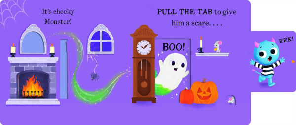 There's a Little Ghost in Your Book: A Push, Pull, and Slide Book