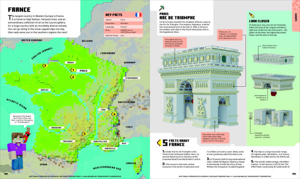 Minecraft Atlas of the World: Create the Real World in Minecraft with 60+ Inspiring Builds