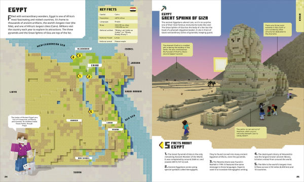Minecraft Atlas of the World: Create the Real World in Minecraft with 60+ Inspiring Builds