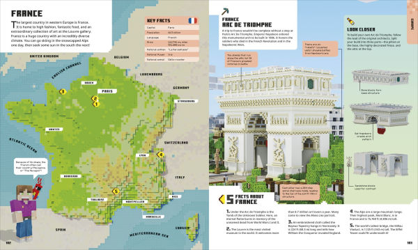 Minecraft Atlas of the World: Create the Real World in Minecraft with 60+ Inspiring Builds