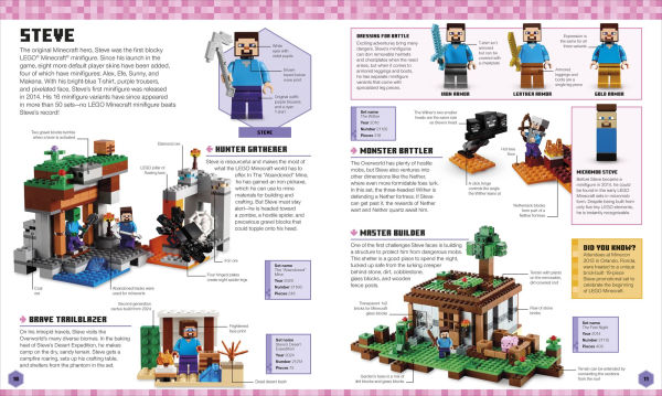 LEGO Minecraft Visual Dictionary: With an Exclusive Minifigure