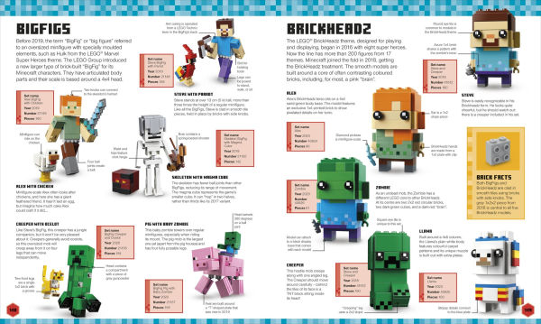 LEGO Minecraft Visual Dictionary (Library Edition): This edition does not include a minifigure