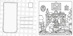 Alternative view 2 of Super Cuties: A Cozy Christmas Coloring Book