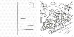 Alternative view 5 of Super Cuties: A Cozy Christmas Coloring Book