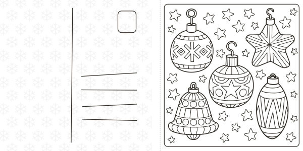 Super Cuties: A Cozy Christmas Coloring Book