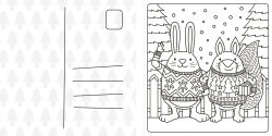 Alternative view 8 of Super Cuties: A Cozy Christmas Coloring Book