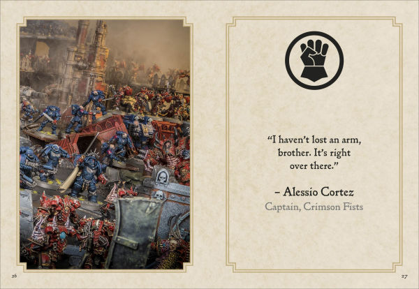 Warhammer 40,000: Words of War: The Miniature Book Space Marines Quotes