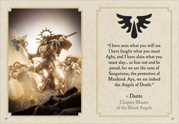 Warhammer 40,000: Words of War: The Miniature Book Space Marines Quotes