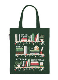 Title: Have Your Shelf a Literary Christmas Tote Bag, Author: Out of Print