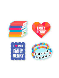 Title: Emily Henry Stickers - Sticker Set of 4, Author: Out of Print