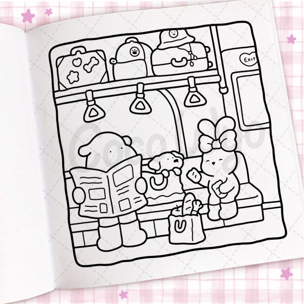 Cozy Days: Coloring Book for Adults and Kids