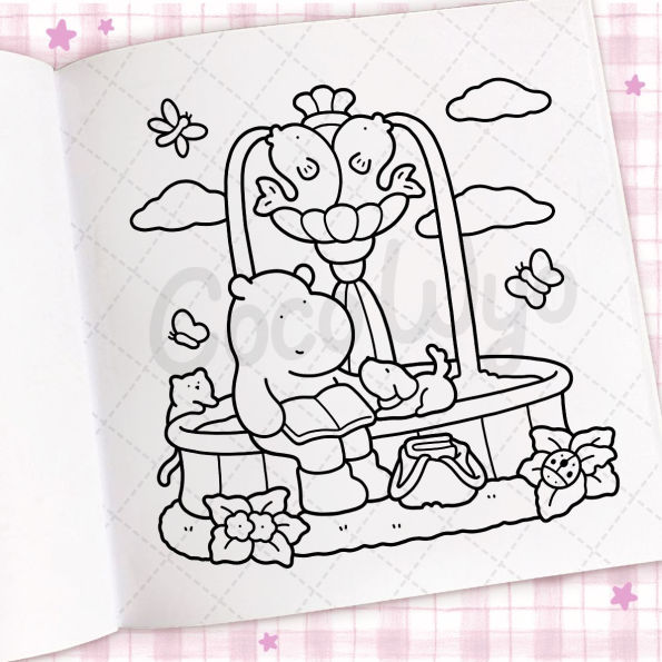 Cozy Days: Coloring Book for Adults and Kids