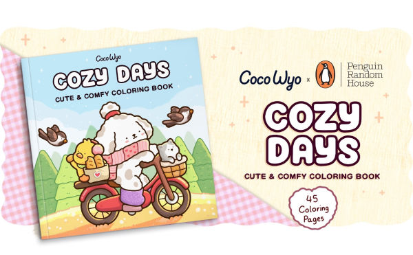 Cozy Days: Coloring Book for Adults and Kids