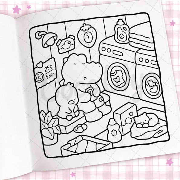 Cozy Days: Coloring Book for Adults and Kids