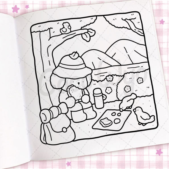 Cozy Days: Coloring Book for Adults and Kids