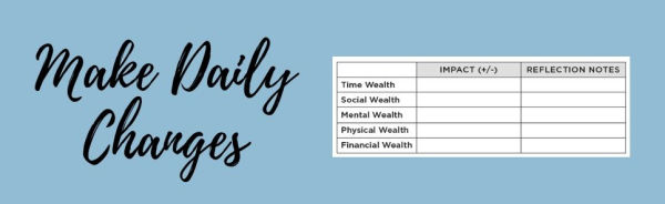 The 5 Types of Wealth Life Planner