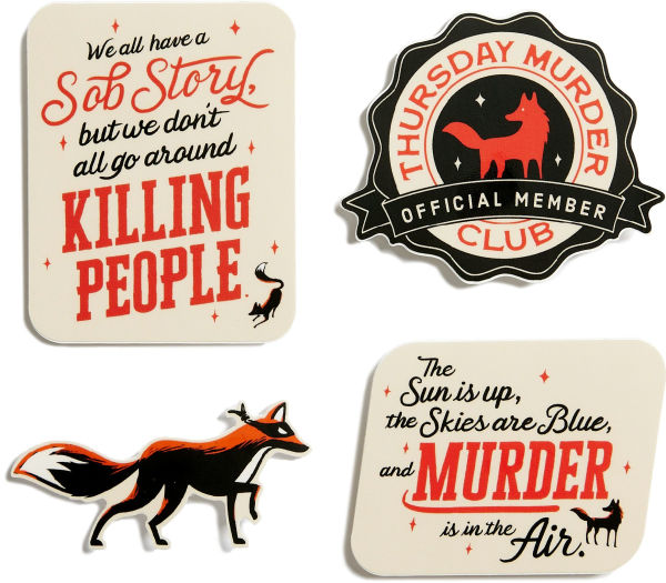 Thursday Murder Club - Sticker Set of 4
