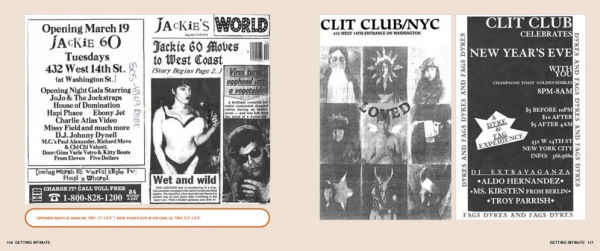 Getting In: NYC Club Flyers from the Gay 1990s