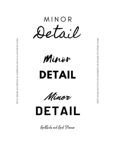 Minor Detail