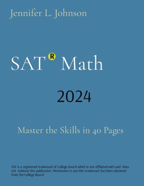 SAT Math: Master the Skills 40 Pages