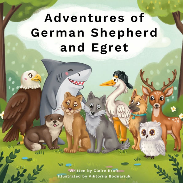 Adventures of German Shepherd and Egret