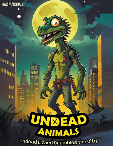 Undead Lizard Crumbles the City