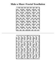 Title: Make a Maze: Fractal Tessellation:, Author: Jeff Hutchings