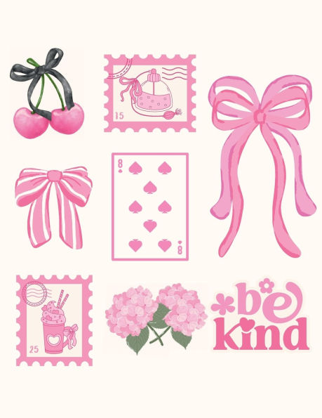 Coquette Pink Preppy Notebook I Composition Notebook For Girls & Teens I Wide Ruled I 8.5x11 I 100 Page Lined Notebook