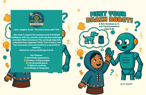 Meet Your Brain Robot!: A Kids Workbook on AI and Thinking Machines Ages (8-12)