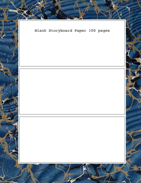 STORYBOARD SKETCHBOOK: 8.5 x 11 Visual Planner : 100 Pages