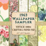 1963 Wallpaper Sampler - Vintage 1960s Crafting Paper Pad - 8.5 x 8.5 Squares: 24 Authentic Wallpaper Sample Ephemera for Paper Crafts, Junk Journals & Scrapbooking