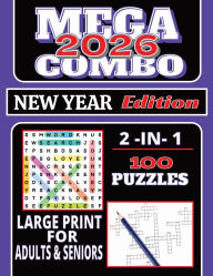 Title: MEGA COMBO NEW YEAR EDITION 2026: 100 Puzzles with Solutions New Year Traditions, Motivation, Relaxation & Wellness Themes Fun Brain-Boosting Activity, Author: Driven Everyday Living