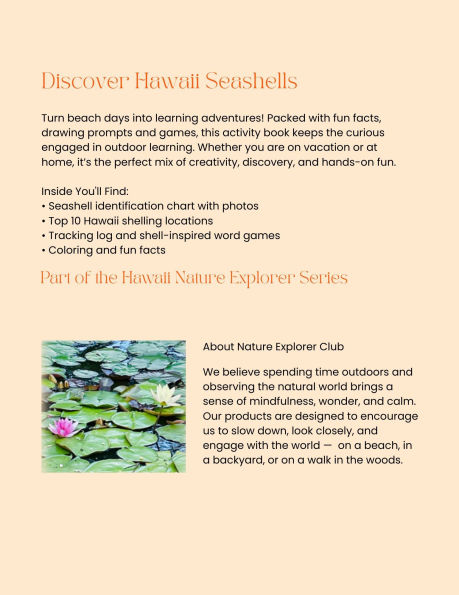 The Seashells of Hawai'i Activity Book: An Interactive Guide to Identifying Shells and Exploring the Shores