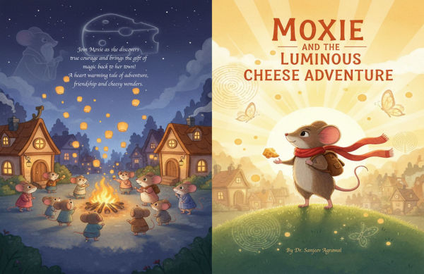 Moxie and the luminous cheese adventure: A Tale of Courage, Curiosity, and the Magic Within