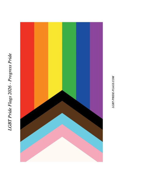 LGBT Pride Flags Coffee Table Calendar 2026 - Progress Pride: Progress Pride
