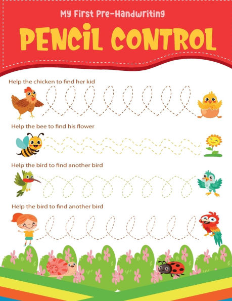 My First Pen Control Tracing Workbook for Kids: Fun Activities to Teach Pencil Control and Pre-Writing Skills (My First Preschool Skills Workbooks)
