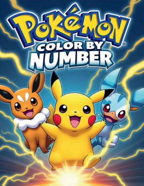 Unofficial Pokemon Color by Number Vol 3: Color the area with shapes, coloring book with 46 beautiful Pokemon for kids: