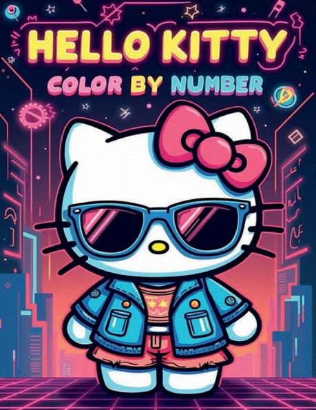 Hello Kitty Color By Number Volume 3: Color the area with shapes