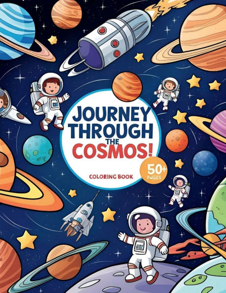 Journey Through the Cosmos Coloring Book