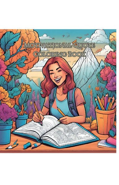 Motivational Quote Coloring Book
