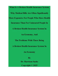 Title: What Is A Broken Health Insurance System And The Issues With There Being A Broken Health Insurance System In An Economy, Author: Dr. Harrison Sachs