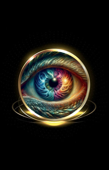 Dragon Eye in Floating Ring, Lined Journal