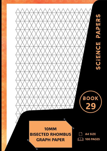 Science Papers: 10mm Bisected Rhombus Graph Paper
