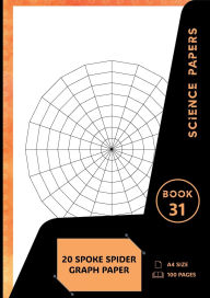 Title: Science Papers: 20 Spoke Spider Graph Paper, Author: Sarah Frances