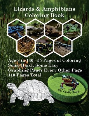 Lizards and Amphibians Coloring Book: Coloring Book