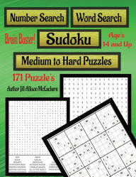 Title: Activity Book: :Number Search, Word Search, Sudoku 171 Puzzle's and Solution's, Author: Jill Mceachern