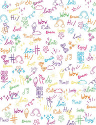 Title: Y2K Rainbow Notebook I Composition Notebook For Girls I Wide Ruled I 8.5x11 I Cute Notebook I 100 Pages I, Author: Doodles And Saffron