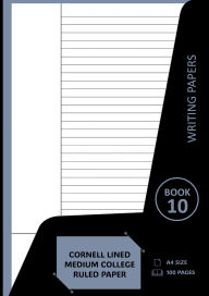 Title: Writing Papers: Cornell Lined Medium College Ruled Paper, Author: Sarah Frances